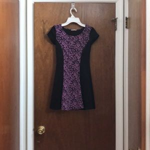 Stretchy purple girls dress